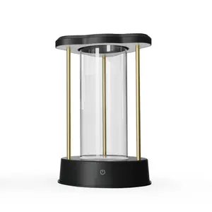 2024 yeni orijinal tasarım şarj edilebilir yaratıcı vazo masa lambası kademesiz Dimmer dokunmatik anahtarı ev dekorasyon masa lambası IP44