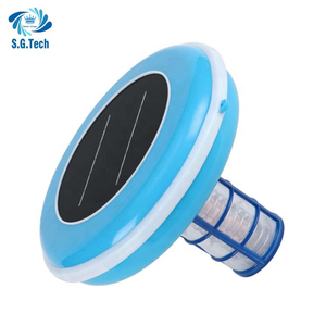 Venta caliente blanco piscina solar ionizador y purificador flotante solar piscina superficie limpiador - Product Image 4