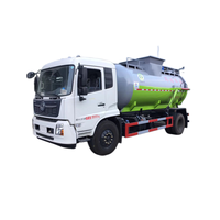 Camion à déchets alimentaires à chargement arrière de 12000 L, Dongfeng 4x2, véhicule professionnel pour les déchets de cuisine