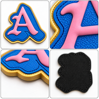 Patchs en PVC souple 3D personnalisés et colorés, lettres en relief, patchs en caoutchouc personnalisés pour vêtements et accessoires