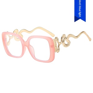 Occhiali da vista quadrati Spirit Snake con montatura grande, specchio piatto, novità 2026, anti-luce blu, da donna, vintage, per feste - Product Image 2