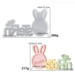 Moldes de Resina Versátiles para Manualidades de Pascua, para Decoración del Hogar, Repostería, Velas Aromáticas y Manualidades con Yeso - Product Image 6