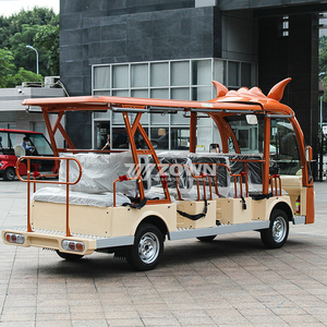 Bus électrique confortable à motif de dessin animé avec cadre amortisseur pour les excursions panoramiques en montagne des enfants - Product Image 2