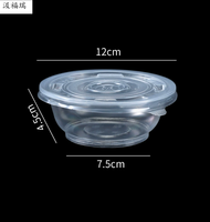 Boîte en plastique PP transparente jetable en gros avec couvercle pour aliments pour bébés, pain et emballages alimentaires à emporter