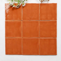 Carreaux de zellige marocains rustiques faits à la main, décoration murale et de sol moderne pour l'intérieur, carreaux résistants aux acides et à l'usure pour appartement
