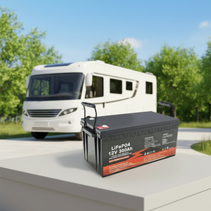 3840WH Lifepo4 300Ah 12V Lithium-Eisenphosphat-Batterie mit Bluetooth Solar-Speicherbatterie für Solarsysteme Wohnmobile Golfcarts - Product Image 1