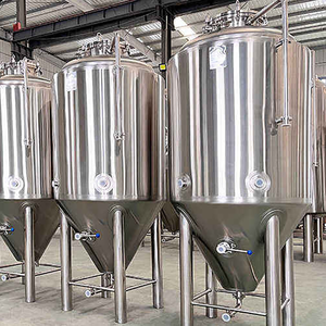 Cuve <span class=keywords><strong>de</strong></span> Fermentation Conique en Acier Inoxydable 304 <span class=keywords><strong>de</strong></span> 500L pour Brasserie, Cidrière et Fermeurie - Product Image 4