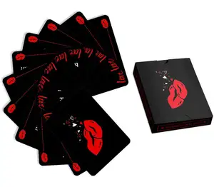 每盒50张卡片跟随你的心有趣的卡片情侣谈话游戏卧室命令扑克牌游戏成人男女玩具 %