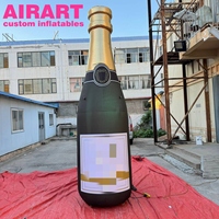 Bouteille gonflable publicitaire personnalisable pour la promotion