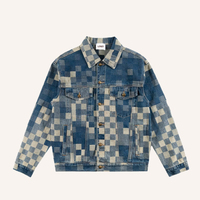 Veste en jean personnalisée de haute qualité, veste vintage de créateur pour homme, taille plus, streetwear, vestes en jean pour homme