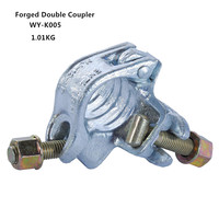 Raccord double forgé à 90 degrés EN74-1 BS 1139, fourni directement par l'usine °   Pince fixe pour échafaudage