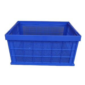 820*550*420mm collapsible and stackable plastic folding crate foldable crate collapsible Plastic folding basket