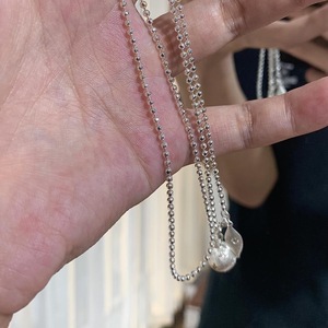 Collar con Colgante de Mariposa de Plata de Ley S925, Acabado Cepillado Estrellado, Color Brillante, Estilo Retro, Lujo Ligero, Encanto Único - Product Image 5