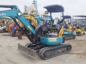 Excavadora usada en Japón, 85% nueva, modelo 2017, mini excavadora Kubota, 100% origen Japón, mini excavadora de cadenas usada de 3 toneladas, mini excavadora. - Product Image 5