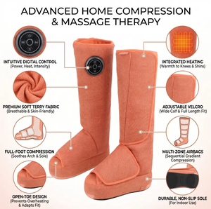 Masseur de pieds rechargeable avec vibration, chaleur et pression d'air - Marchez et détendez-vous n'importe où - Product Image 6
