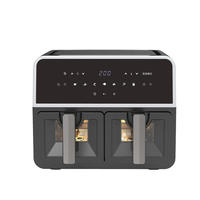 Nouveau design 2026 – Four de cuisine numérique 8L avec écran LED, friteuse à air multifonctionnelle sans huile pour cuisson rapide, four commercial