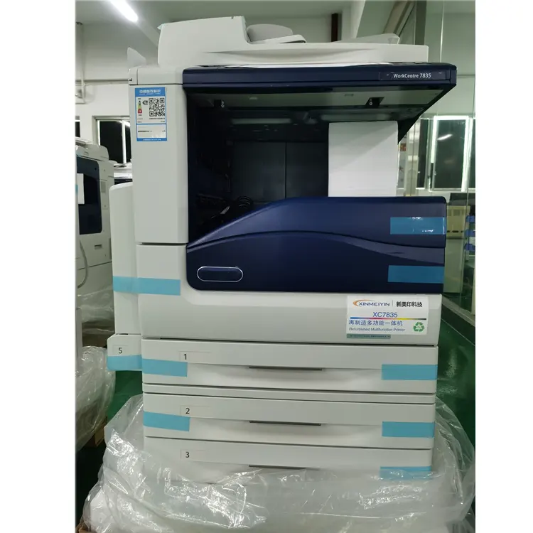 Xeroxs मशीन फोटोकॉपी डिजिटल मुद्रण मशीनों WorkCentre 7835 के लिए इस्तेमाल किया copiers रंग