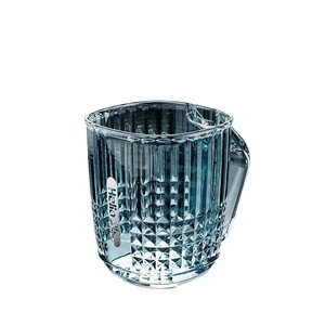 Diamond Mouthwash Cup Transparent Crystal Design For Home And Student Use Single <b>Holder</b> With <b>Toothbrush</b> Storage - Product Image 3