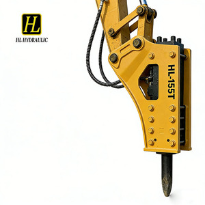 Brise-roche hydraulique haute fréquence HL155 SB120, directement de l'usine, adapté à l'excavation sous-marine et au concassage de roches dans l'exploitation minière - Product Image 5