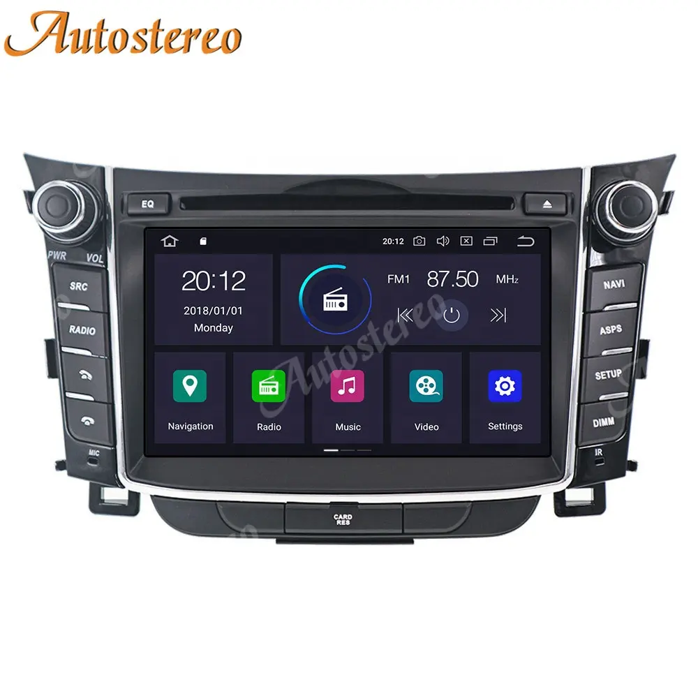 Android 10 16GB Car GPS Navigation For Hyundai I30 Elantra GT 2012+ Auto Stereo Multimedia Player Radio Recorder Headunit Screen