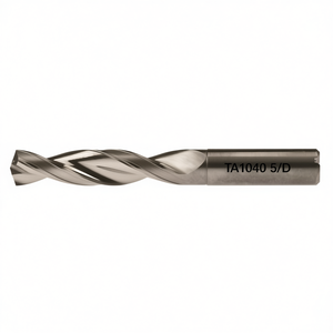 Carbide <b>Drill</b> <b>Bit</b> TA1040 5xD With 4 Guide Pads Lapped Uncoated For Machine Tools - Product Image 2