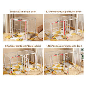 זול דלת בית לחיות מחמד לבן בית קל להרכיב חיית מחמד כלוב כלבים עמיד Dify - Product Image 6