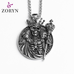 Collares con Colgante de Nudo Celta de Acero Inoxidable 316L Personalizados, Joyería de Moda Gótica Punk Vintage para Hombre, Estilo Nórdico - Product Image 3