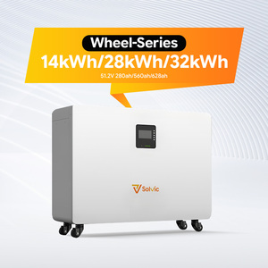 แบตเตอรี่โซลาร์เคลื่อนที่ Solvic No Installation 16kWh 51.2V 314Ah พร้อมล้อ  ระบบสำรองไฟบ้านแบบ DIY ง่ายต่อการติดตั้ง - Product Image 1