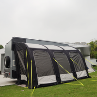 5-8 personnes tente RV caravane voiture côté auvent camping-car tente Camping chapiteau gonflable Rv auvent caravane tente parasol avec parois latérales