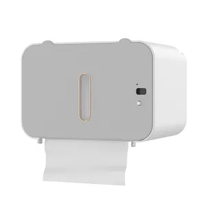 2023 Hot-selling Wall-mounted Intelligent Induction Automatic Paper Machine Toilet Punch-free Draw Box Household Tissue Box