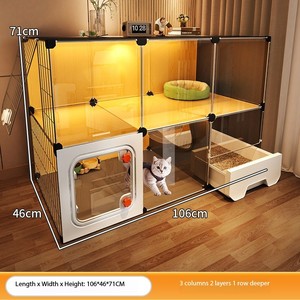 La Villa Tiene una Área Combinada de Dormitorio y Baño, que No Ocupa Mucho Espacio y Tiene un Tamaño Reducido, Cama/Nido para Mascotas - Product Image 4