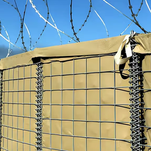 Barrière défensive <span class=keywords><strong>Hesco</strong></span> MIL 1/3 de haute qualité, mur en gabion soudé résistant aux explosions pour la sécurité des camps et des périmètres - Product Image 1