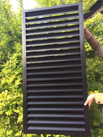 Panneaux de clôture en aluminium sur mesure avec persiennes |   Modernes pour la cour, la piscine, le patio, le bricolage |   Usine de fabrication OEM