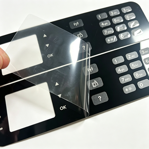 Panel de Membrana para Teclado Telefónico Personalizado OEM, Etiqueta con Botones Numéricos, Ventana de Visualización de Iconos, Adhesivo para PC, Impresión en Seda - Product Image 2