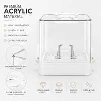 Maywaysky Herbal Storage Box Smell Hole With Magnifier Buds Display Box for Exhibition Dispensaries