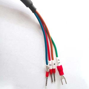 สายไฟกำลังสูง J3/J4 สำหรับมอเตอร์มิตซูบิชิ MR-PWCNS5-5M-L ตัวนำทองแดง ฉนวนยางซิลิโคน แรงดันไฟฟ้า 1 กิโลโวลต์ - Product Image 4