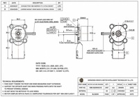 Moteur sans balais à aimant permanent Hengyu BL3920W à montage sur bride, isolation classe F, IP54, 3400 tr/min, couple de 50 N.m, longue durée de vie pour