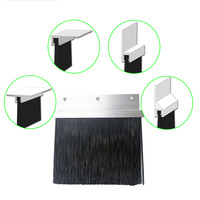 Brosse de câble d'étanchéité d'armoire de poils en nylon de carte jaune de qualité industrielle UL94-V0 pour la machine-outil à usage industriel