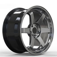 Rines de Aleación Forjados Ligeros HZH de 16/17/18/19/20 Pulgadas, 5x120 5x112 5x114.3, para Autos de Carreras RAYS TE37 VW Golf