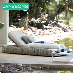 Ensemble de mobilier d'extérieur en aluminium, chaise longue d'hôtel, mobilier de patio, chaises longues modernes, transats d'extérieur en corde tressée, ensembles de <span class=keywords><strong>jardin</strong></span> - Product Image 4