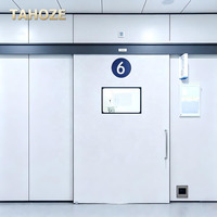 Porte anti-radiation robuste avec revêtement en feuille de plomb, surface antibactérienne, porte de blindage contre les rayons X pour salle d'opération