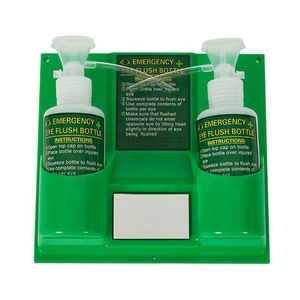 Estación <span class=keywords><strong>de</strong></span> lavado <span class=keywords><strong>de</strong></span> ojos portátil, botellas <span class=keywords><strong>de</strong></span> <span class=keywords><strong>emergencia</strong></span> y espejo, montaje en pared, 500 ml - Product Image 1