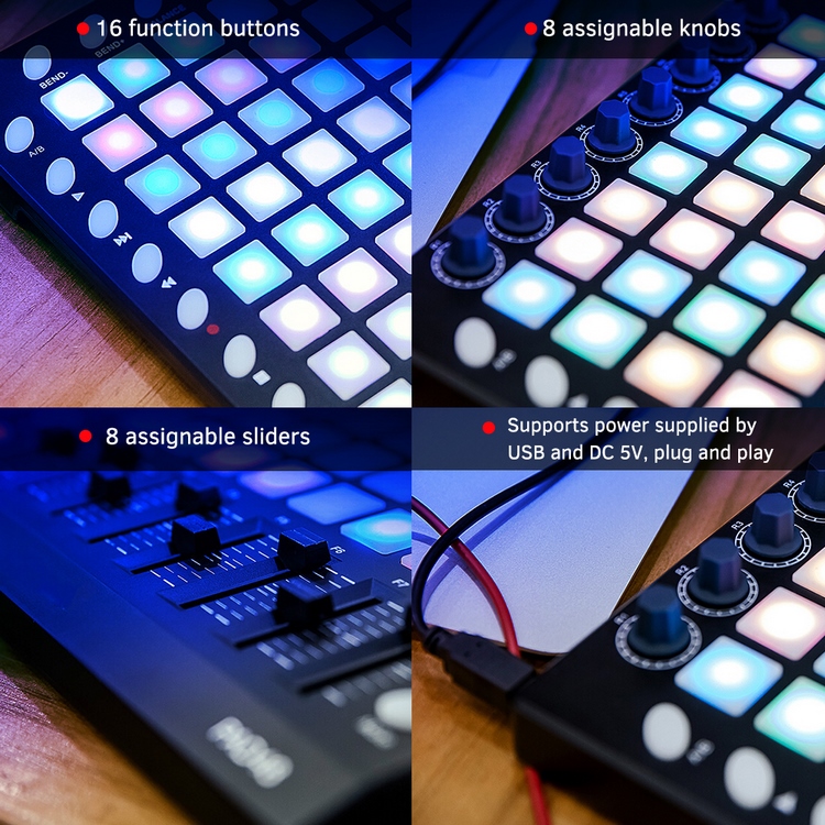 WORLDE PAD48 - Ultimate USB Drum Pad MIDI Controller