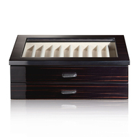 Estuche de Madera Multicapa Hecho a Mano Profesional para Bolígrafos, Caja de Escritorio Personalizable para Bolígrafos con Diferentes Tamaños y Colores, Cajas de Bambú de Calidad