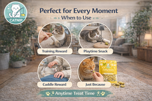 Nourriture pour chats à base de catnip biologique |   Croquettes sèches de qualité supérieure pour une peau et un pelage sains |   Approvisionnement en gros - Product Image 5