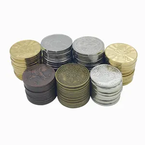 Custom collectible round changllenge souvenir commemorative coin manufacturer metal operated game token coin