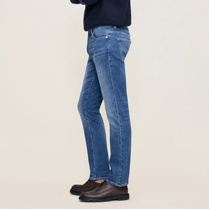 Jeans Classici da Uomo a Gamba Dritta con Design a <span class=keywords><strong>5</strong></span> <span class=keywords><strong>Tasche</strong></span> per Uso Quotidiano e Lavorativo - Product Image 2