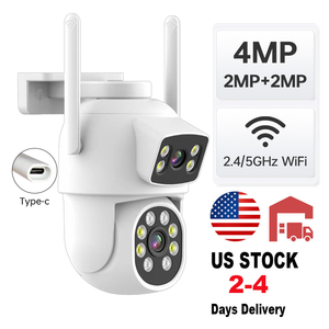 WLAN-Kamera mit Eingebautem Mikrofon und Lautsprecher Kabellose <span class=keywords><strong>Bullet</strong></span>-Außenüberwachungskamera Zwei-Wege-Audio Werkspreis - Product Image 2