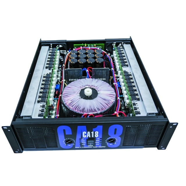 3U Dual Channel Hight Power 1000w 8ohms Professional Power Amplifier Ca18