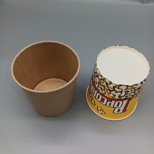 Tazón de Papel Desechable Personalizado Impreso para Fábrica de Palomitas de Maíz, 32oz, 24oz, 46oz, 64oz, 85oz - Product Image 1